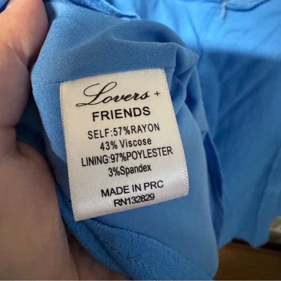 Lovers + Friends blue halter mini dress - Picture 12 of 12